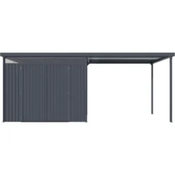 Pergart Gerätehaus Rheinfelden 108 Mit Schleppdach Anthrazit 576 X 245 X 226 Cm -Vitavia Verkäufe 4005717251529 2298 S 05
