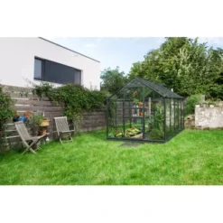 Vitavia Gewächshaus Venus 6200 ESG 3 Mm - Schwarz Vorzugsset