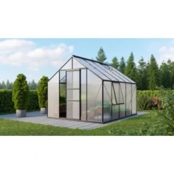 Vitavia Gewächshaus Meridian 1 - 8300 HKP 6 Mm - Schwarz Vorzugsset