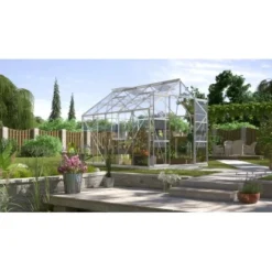 Vitavia Gewächshaus Jupiter 8300 ESG 3 Mm - Alu Vorzugsset