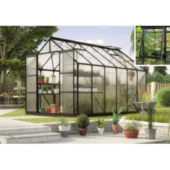Vitavia Gewächshaus Jupiter 9900 HKP 6 Mm - Schwarz Vorzugsset
