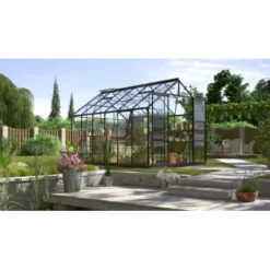 Vitavia Gewächshaus Jupiter 9900 ESG 3 Mm - Schwarz Vorzugsset