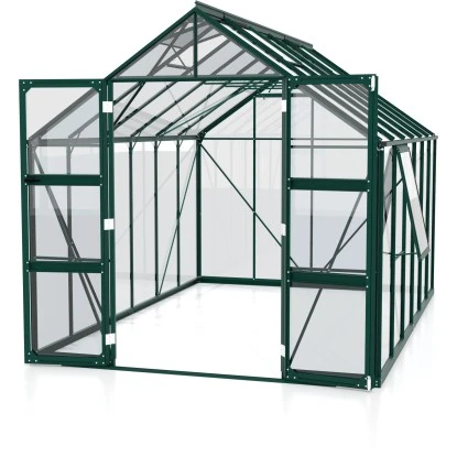Vitavia Gewächshaus Olymp 9900 ESG 3 Mm - Smaragd Vorzugsset 2 Vitavia Gewächshaus Olymp 9900 ESG 3 Mm - Smaragd Vorzugsset – Bild 2