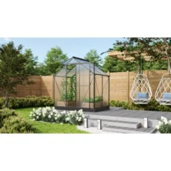 Vitavia Gewächshaus Triton 2500 HKP 4 Mm - Schwarz Vorzugsset