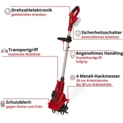 Einhell Power X-Change Akku-Bodenhacke GE-CR 18/20 Li E - Solo 13 Einhell Power X-Change Akku-Bodenhacke GE-CR 18/20 Li E - Solo -Vitavia Verkäufe 4006825654974 2171 03