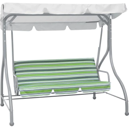 (Ersatz-)Sitzkissen Für Valdavia Hollywoodschaukel Grün-Weiß 2 (Ersatz-)Sitzkissen Für Valdavia Hollywoodschaukel Grün-Weiß – Bild 2