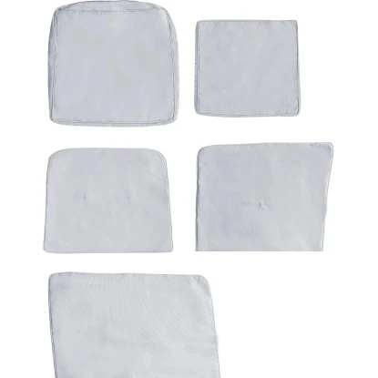 (Ersatz-)Kissenhüllen-Set Für Vermont Eck-Diningset Grau 5-teilig 1 (Ersatz-)Kissenhüllen-Set Für Vermont Eck-Diningset Grau 5-teilig