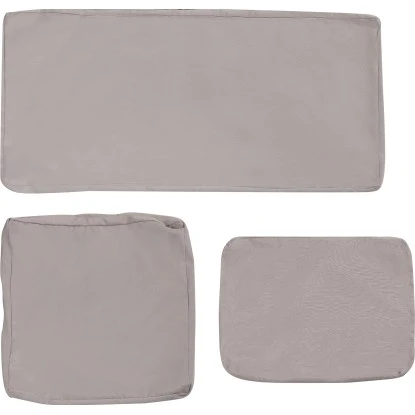 (Ersatz-)Kissenhüllen-Set Für Noralee Sofa-Lounge-Set Grau 3-teilig 1 (Ersatz-)Kissenhüllen-Set Für Noralee Sofa-Lounge-Set Grau 3-teilig