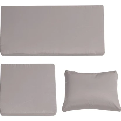 (Ersatz-)Kissenhüllen-Set Für Noralee Sofa-Lounge-Set Grau 3-teilig 2 (Ersatz-)Kissenhüllen-Set Für Noralee Sofa-Lounge-Set Grau 3-teilig – Bild 2