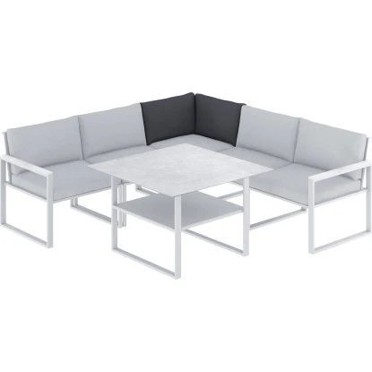 (Ersatz)-Eckrückenkissen Für Piegan Eck-Dining-Set Schwarz 2 (Ersatz)-Eckrückenkissen Für Piegan Eck-Dining-Set Schwarz – Bild 2