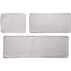 (Ersatz-)Kissenhüllen-Set Für Dowerin Eck-Dining-Set Grau 8-teilig