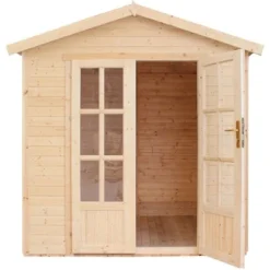 Timbela Gartenhaus Holz M351FB+H351FBBROWN 4 M² Dachziegel Braun Mit Boden -Vitavia Verkäufe 400 M351FBH351FBBROWN S 03