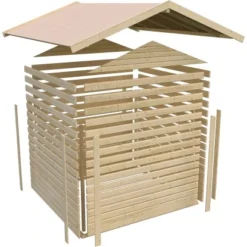 Karibu Gartenhaus Amberg 5 Anthrazit 305 Cm X 246 Cm -Vitavia Verkäufe 4010090487212 3739 10