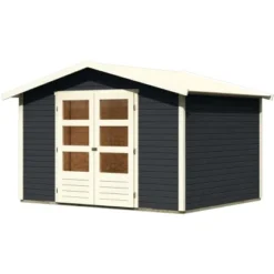 Karibu Gartenhaus Amberg 5 Anthrazit 305 Cm X 246 Cm -Vitavia Verkäufe 4010090487212 3739 4