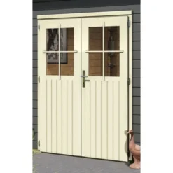 Karibu Gartenhaus Högland 5 Terragrau 297 Cm X 297 Cm -Vitavia Verkäufe 4010090487823 3739 5