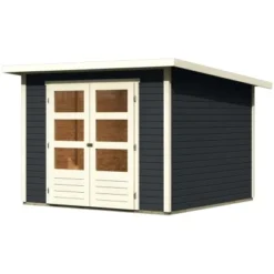Karibu Gartenhaus Stockach 4 Anthrazit 246 Cm X 246 Cm -Vitavia Verkäufe 4010090487885 3739 4