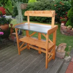 Pflanztisch Klappbar Mit Ablage 97 Cm X 45 Cm X 128 Cm