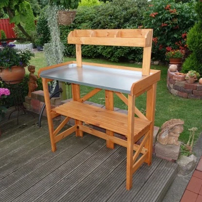 Pflanztisch Klappbar Mit Ablage 97 Cm X 45 Cm X 128 Cm 1 Pflanztisch Klappbar Mit Ablage 97 Cm X 45 Cm X 128 Cm