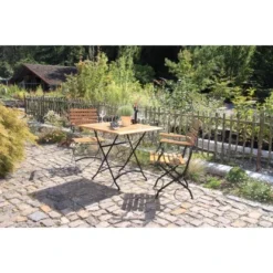 Acamp Set 2x Klappsessel Lindau Teak-Schwarz FSC® 10 Acamp Set 2x Klappsessel Lindau Teak-Schwarz FSC® -Vitavia Verkäufe 4013556401319 3175 05