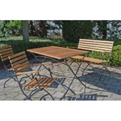 Acamp Set 2x Klappsessel Lindau Teak-Schwarz FSC® 13 Acamp Set 2x Klappsessel Lindau Teak-Schwarz FSC® -Vitavia Verkäufe 4013556401319 3177 07