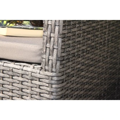 Acamp Set 2x Armsessel Ciro 58 Cm X 58 Cm X 108 Cm Grau-Taupe 6 Acamp Set 2x Armsessel Ciro 58 Cm X 58 Cm X 108 Cm Grau-Taupe – Bild 6