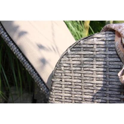 Acamp Set 2x Armsessel Ciro 58 Cm X 58 Cm X 108 Cm Grau-Taupe 5 Acamp Set 2x Armsessel Ciro 58 Cm X 58 Cm X 108 Cm Grau-Taupe – Bild 5