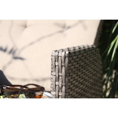 Acamp Set 2x Armsessel Ciro 58 Cm X 58 Cm X 108 Cm Grau-Taupe 10 Acamp Set 2x Armsessel Ciro 58 Cm X 58 Cm X 108 Cm Grau-Taupe – Bild 10