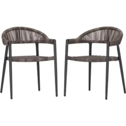 Acamp Set 2x Sessel Brooklyn Anthrazit