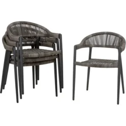 Acamp Set 2x Sessel Brooklyn Anthrazit -Vitavia Verkäufe 4013556406529 3295 03