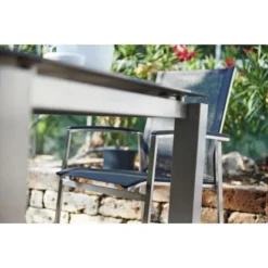 Acamp Set 4x Stapelsessel Auris Tisch Auris 200x100 Cm Edelstahl-Metalica Dark 17 Acamp Set 4x Stapelsessel Auris Tisch Auris 200x100 Cm Edelstahl-Metalica Dark -Vitavia Verkäufe 4013556500227 3462 06