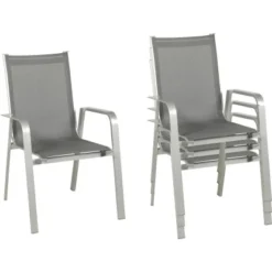 Acamp Set 4x Stapelsessel Urban 1x Tisch Acaplan Loft 160x90 Cm Platin-Schiefer 11 Acamp Set 4x Stapelsessel Urban 1x Tisch Acaplan Loft 160x90 Cm Platin-Schiefer -Vitavia Verkäufe 4013556500531 3630 04