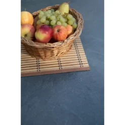 Acamp Set 4x Stapelsessel Urban Tisch Acaplan Loft 160x90 Cm Anthrazit-Schiefer -Vitavia Verkäufe 4013556500548 3641 07