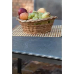 Acamp Set 4x Stapelsessel Urban Tisch Acaplan Loft 160x90 Cm Anthrazit-Schiefer -Vitavia Verkäufe 4013556500548 3642 08