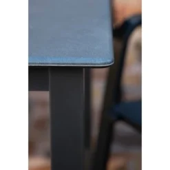 Acamp Set 4x Stapelsessel Urban Tisch Acaplan Loft 160x90 Cm Anthrazit-Schiefer -Vitavia Verkäufe 4013556500548 3643 09