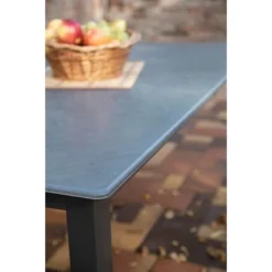 Acamp Set 4x Stapelsessel Urban Tisch Acaplan Loft 160x90 Cm Anthrazit-Schiefer -Vitavia Verkäufe 4013556500548 3646 12