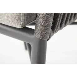 Acamp Set 4x Stapelsessel Manhattan 1x Tisch Boulevard 120 Cm X 80 Cm Anthrazit -Vitavia Verkäufe 4013556501019 4001 07