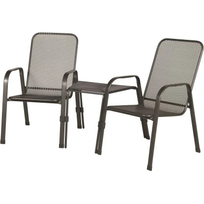 Acamp Set 2x Stapelsessel Astor 1x Beistelltisch Astor Anthrazit 3 Acamp Set 2x Stapelsessel Astor 1x Beistelltisch Astor Anthrazit – Bild 3