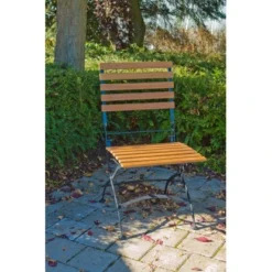 Acamp Set Lindau 2x Stuhl 1x Tisch 80 Cm X 80 Cm Teak-Schwarz -Vitavia Verkäufe 4013556501170 4122 05