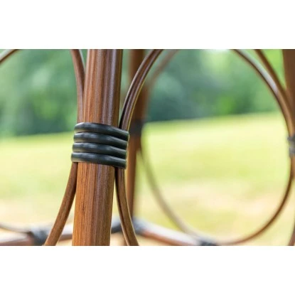 Acamp Set 4x Sessel Maui 1x Tisch Maui Ø 70 Cm Bambus-Cappuccino 9 Acamp Set 4x Sessel Maui 1x Tisch Maui Ø 70 Cm Bambus-Cappuccino – Bild 9