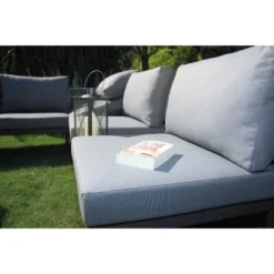 Acamp Loungegruppe Paros Anthrazit-Teak FSC® -Vitavia Verkäufe 4013556562706 4386 09