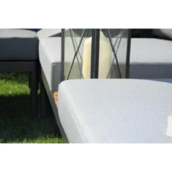 Acamp Loungegruppe Paros Anthrazit-Teak FSC® -Vitavia Verkäufe 4013556562706 4388 11