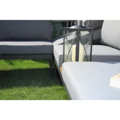 Acamp Loungegruppe Paros Anthrazit-Teak FSC® -Vitavia Verkäufe 4013556562706 4389 12