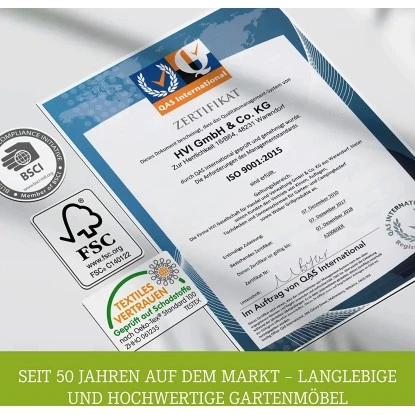 Acamp HPL Tisch Acaplan 80 Cm X 80 Cm Platin-Cemento 7 Acamp HPL Tisch Acaplan 80 Cm X 80 Cm Platin-Cemento – Bild 7