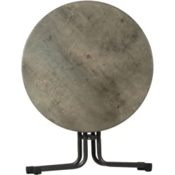 Acamp Tisch Piazza Ø 80 Cm Anthrazit-Cemento -Vitavia Verkäufe 4013556566285 4536 02