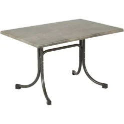 Acamp Tisch Boulevard 120 Cm X 80 Cm Anthrazit-Cemento