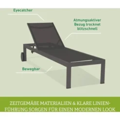 Acamp Liege Rimini 198 Cm X 60 Cm X 35 Cm Anthrazit-Carbon 10 Acamp Liege Rimini 198 Cm X 60 Cm X 35 Cm Anthrazit-Carbon -Vitavia Verkäufe 4013556568074 4616 05