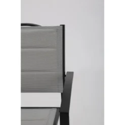 Acamp Set 4x Stapelsessel Alberto 55 Cm X 56 Cm X 88 Cm Schwarz-SilberGrau -Vitavia Verkäufe 4013556570367 4823 04