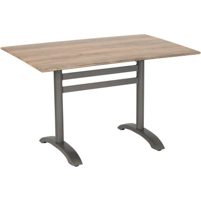 Acamp Bistrotisch Acaplan Klappbare Randlose Platte 120 X 80 Cm Anthrazit-Cherry 2 Acamp Bistrotisch Acaplan Klappbare Randlose Platte 120 X 80 Cm Anthrazit-Cherry – Bild 2