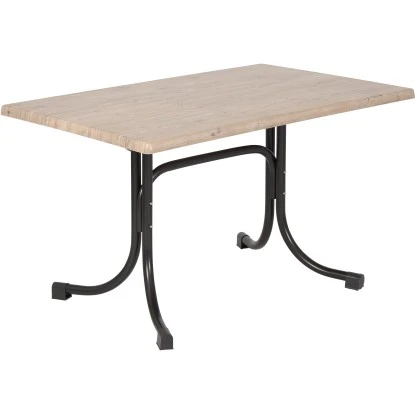 Acamp Tisch Boulevard 120 Cm X 80 Cm Anthrazit-Driftwood 2 Acamp Tisch Boulevard 120 Cm X 80 Cm Anthrazit-Driftwood – Bild 2