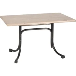 Acamp Tisch Boulevard 120 Cm X 80 Cm Anthrazit-Driftwood